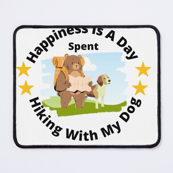 Item preview, Happiness Is A Day Spent Hiking With My Dog designed and sold by Global  Designs.