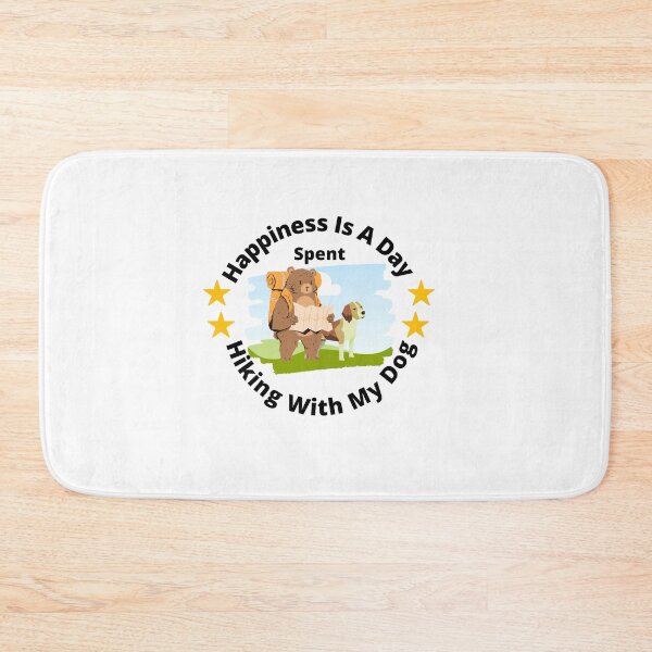 Item preview, Happiness Is A Day Spent Hiking With My Dog designed and sold by Global  Designs.