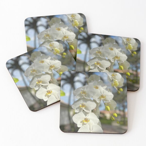Item preview, White Orchids With Yellow designed and sold by KarenZuk.