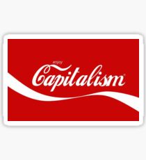 coke capitalism Sticker