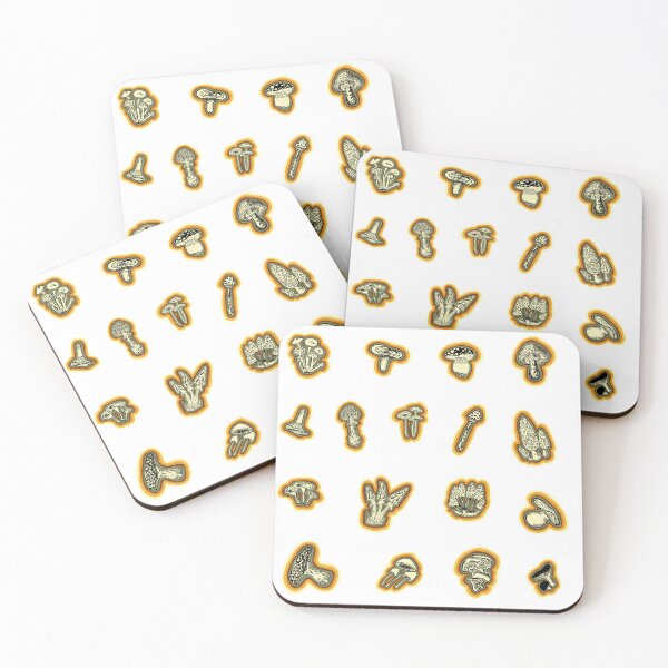 Item preview, tiny mushroom pattern designed and sold by Ms. Aitch.