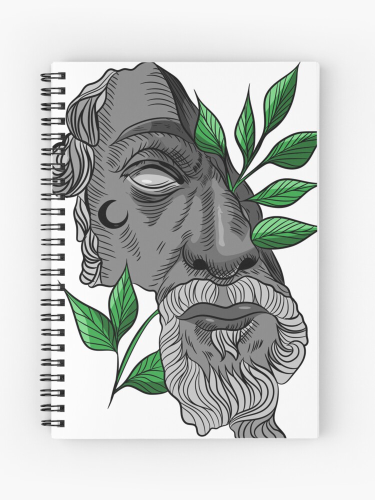Cuaderno de espiral «Abanico de Filosofía Sócrates» de logo4romoks |  Redbubble