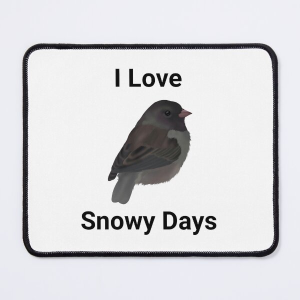 Item preview, Cute Junco loves snowy days- Wild Life Winter Birds designed and sold by Midnightviera.