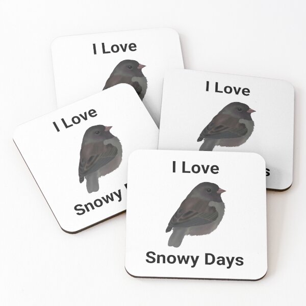 Item preview, Cute Junco loves snowy days- Wild Life Winter Birds designed and sold by Midnightviera.