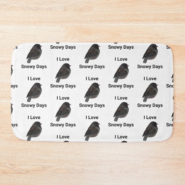 Item preview, Cute Junco loves snowy days- Wild Life Winter Birds designed and sold by Midnightviera.