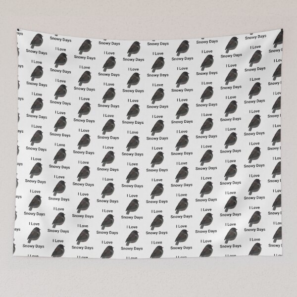 Item preview, Cute Junco loves snowy days- Wild Life Winter Birds designed and sold by Midnightviera.