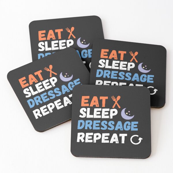 Item preview, Eat Sleep Dressage Repeat designed and sold by SheIsAQueen.