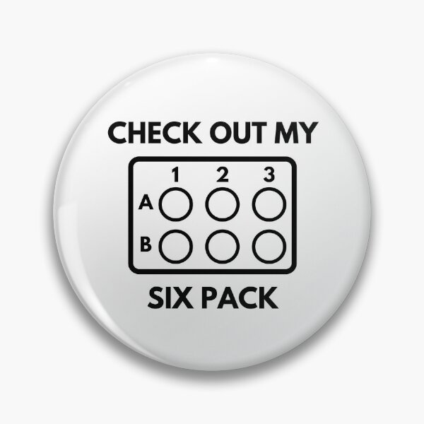 Item preview, Check Out My Six Pack - Molecular Biology, Microbiology, Neuroscience, Chemistry Humor, Science Humor designed and sold by jadedscientist.