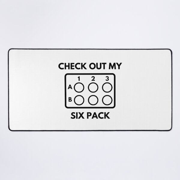 Item preview, Check Out My Six Pack - Molecular Biology, Microbiology, Neuroscience, Chemistry Humor, Science Humor designed and sold by jadedscientist.