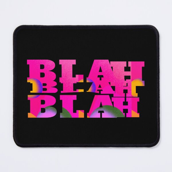 Item preview, pink blah blah blah letters designed and sold by vibeno1.