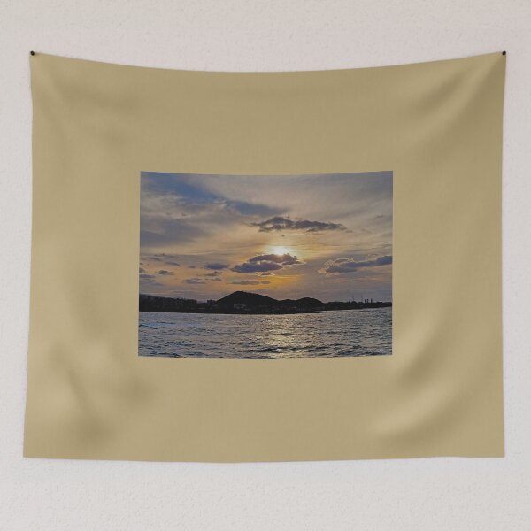 Item preview, Sunset Seen from Jocheon Port, east of Jeju, Jeju Island.Korea. designed and sold by human8891.