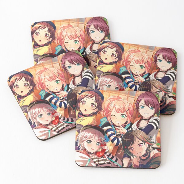 Item preview, BanG Dream Bandori Ran Moca Tomoe Himari Tsugumi Punks Girls Edit designed and sold by Galileo Majors.