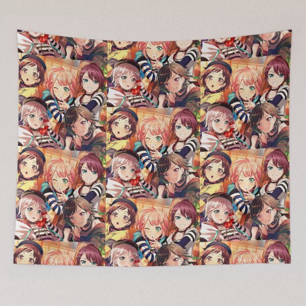Item preview, BanG Dream Bandori Ran Moca Tomoe Himari Tsugumi Punks Girls Edit designed and sold by Galileo Majors.