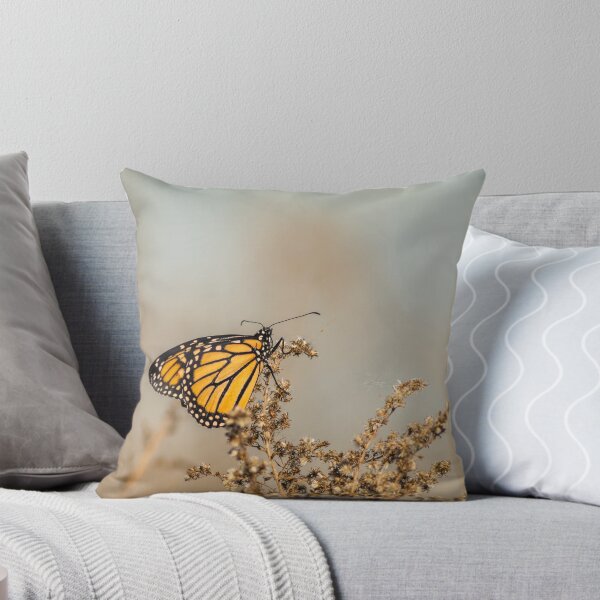 Item preview, Monarch Butterfly perched on dried flowers designed and sold by Rabbitti.