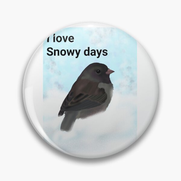 Item preview, Dark Eyed Junco loves snowy days- Wild Life Winter Birds designed and sold by Midnightviera.