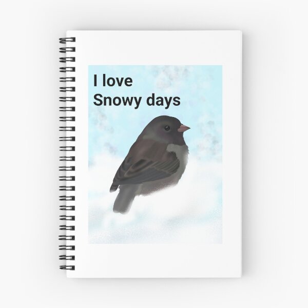 Item preview, Dark Eyed Junco loves snowy days- Wild Life Winter Birds designed and sold by Midnightviera.