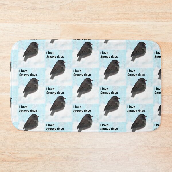 Item preview, Dark Eyed Junco loves snowy days- Wild Life Winter Birds designed and sold by Midnightviera.