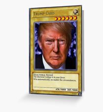 Tarjeta de felicitación YuGiOh! Donald Trump Card