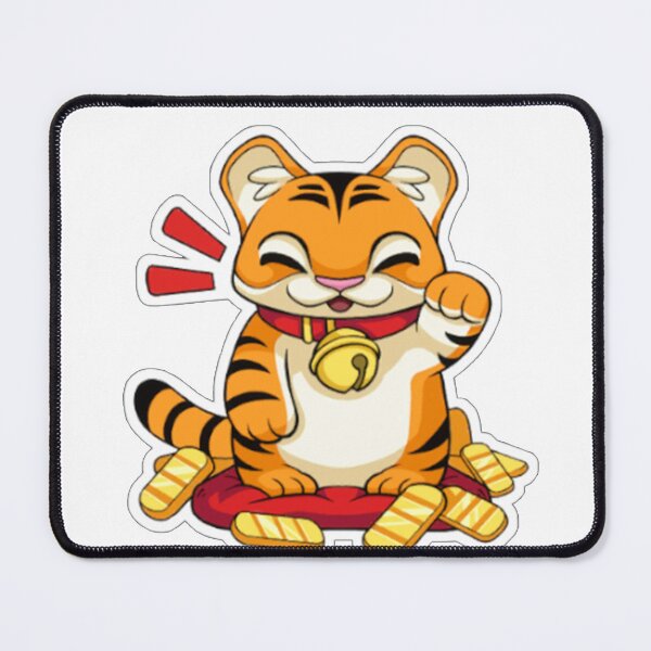 Item preview, KAWAII CUTE ANIME LITTLE LUCKY TIGER LOVERS GIFT designed and sold by t1r5u2n5g.