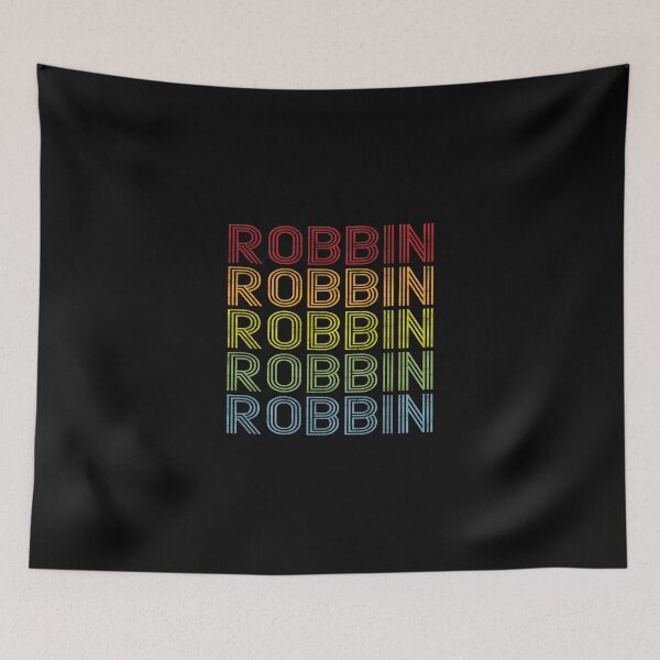 Aperçu de l'œuvre Robbin Name T Shirt - Robbin Vintage Retro Robbin Name Gift Item Tee créée et vendue par oslandefren.