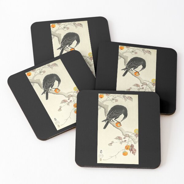 Item preview, Crow With Kaki Fruit designed and sold by TheArtShop0528.