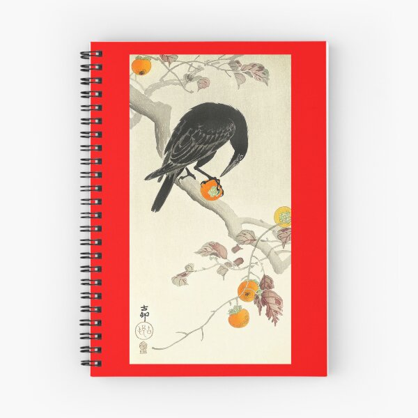 Item preview, Crow With Kaki Fruit designed and sold by TheArtShop0528.