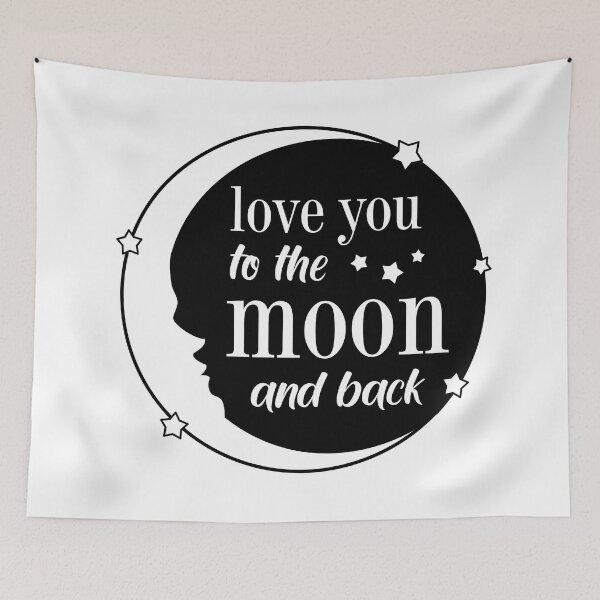 Item preview, Love you to the moon and back designed and sold by SanuokGevitter.