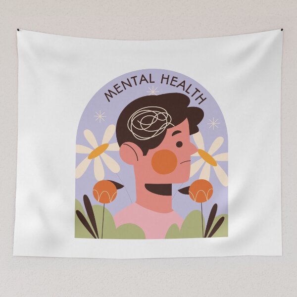 Item preview, mental health designed and sold by VerboShop.