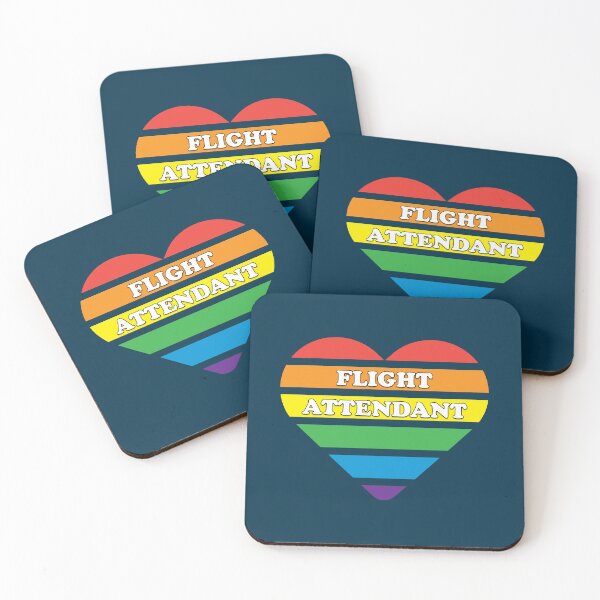 Item preview, Flight Attendant Gay Pride designed and sold by Magartes.