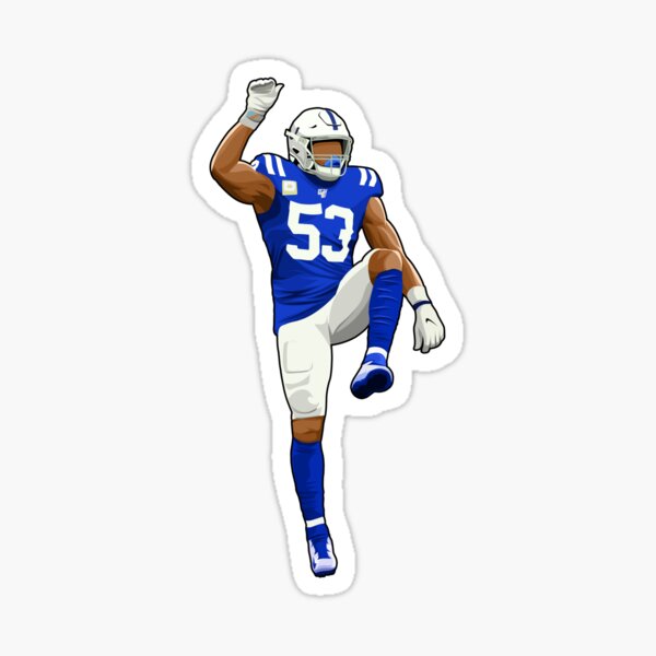 : 2020 Panini NFL Stickers Football #183 Darius Leonard  Indianapolis Colts Fathead Official 1.5 X 2.5 Inch Album Sticker :  Collectibles & Fine Art