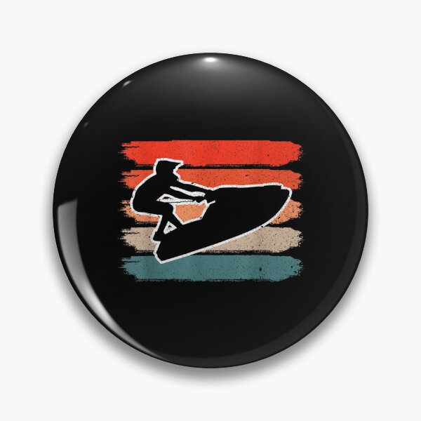 Item preview, Retro Graphic Jet Ski Rider Jet Ski Water Sports Jet Boat  designed and sold by cysandy.