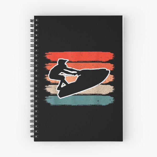 Aperçu de l'œuvre Rétro graphique Jet Ski Rider Jet Ski Sports nautiques Jet Boat créée et vendue par cysandy.
