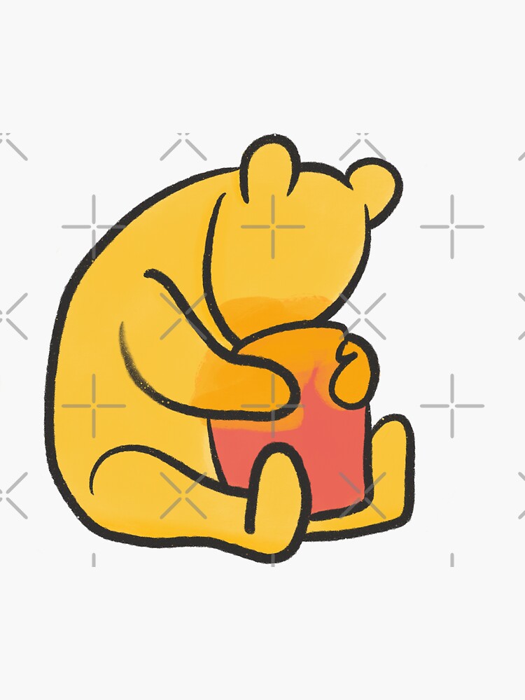 Winnie-the-Pooh Aesthetic Sticker - Transparent PNG Download