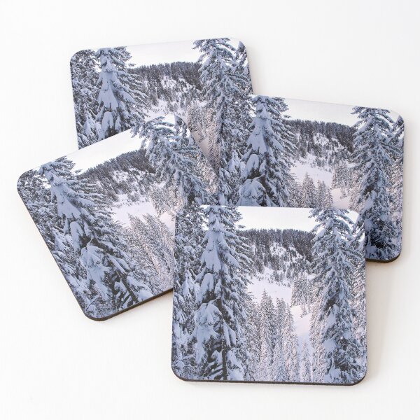 Item preview, Winter Pine Trees at the Snowy Forest in the Austrian Alps Mountains designed and sold by Angela Cini.