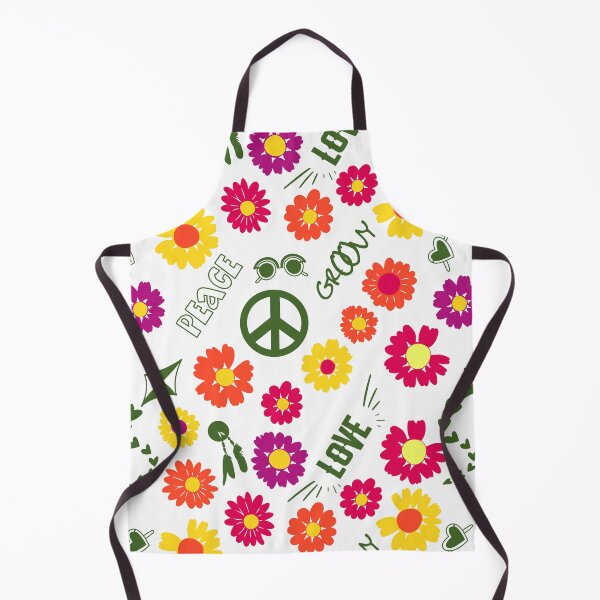 Item preview, Daisies Multi Color Flower Peace Love Groovy pattern designed and sold by eviesfashion.