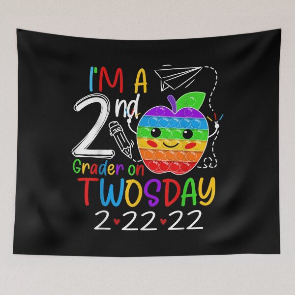 Item preview, I'm A 2nd Grader On Twosday Pop It Funny Boys Girls Kids  designed and sold by cysandy.