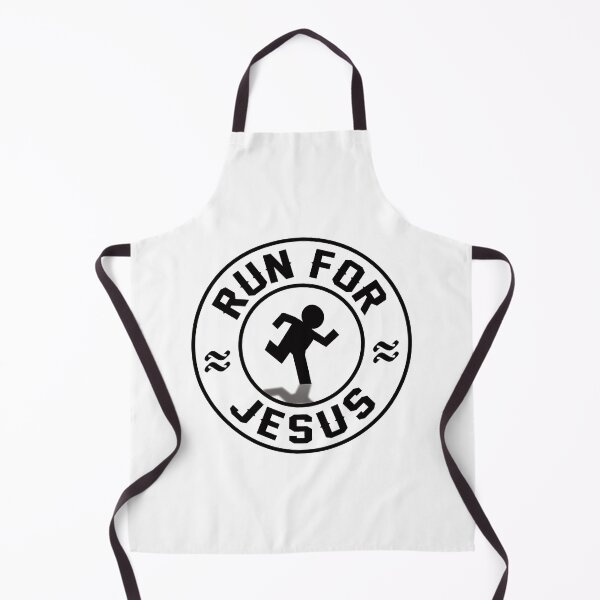 Item preview, Run for Jesus T-shirt and sticker design designed and sold by Billium Halder.