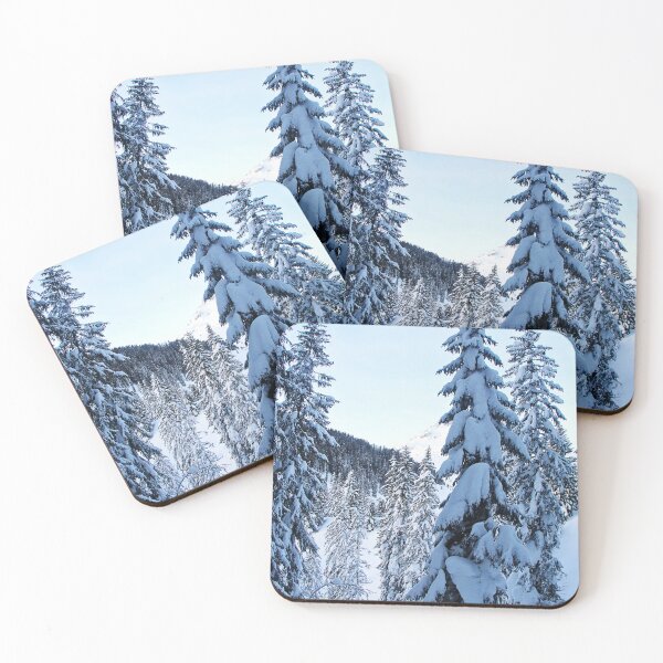 Item preview, Winter Pine Trees at the Snowy Forest in the Austrian Alps Mountains designed and sold by Angela Cini.