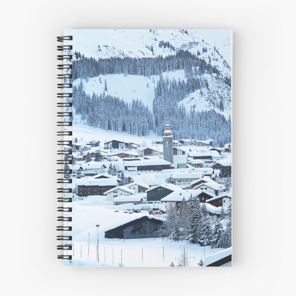 Item preview, Town of Lech am Arlberg at Winter, Austria Alps designed and sold by Angela Cini.