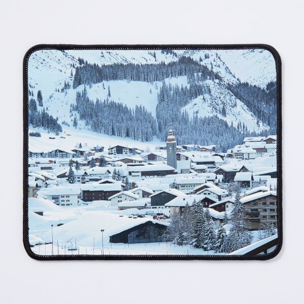 Item preview, Town of Lech am Arlberg at Winter, Austria Alps designed and sold by Angela Cini.