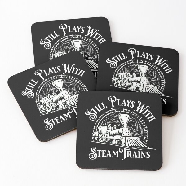 Item preview, Still Plays with Steam Trains designed and sold by TheTrainRoom.