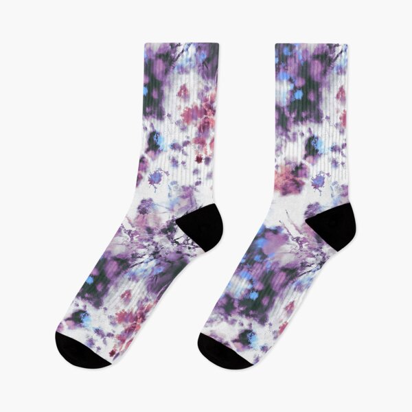 Item preview, Purple Black Pink Blue Tie Dye Seamless Design Art designed and sold by MM-Creative.