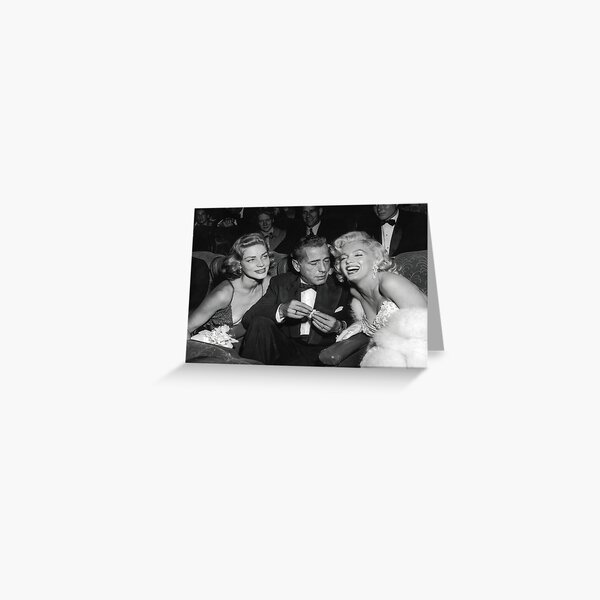 Item preview, Marilyn Monroe, Humphrey Bogart, Lauren Bacall, Black and White Vintage Art designed and sold by modernretro.