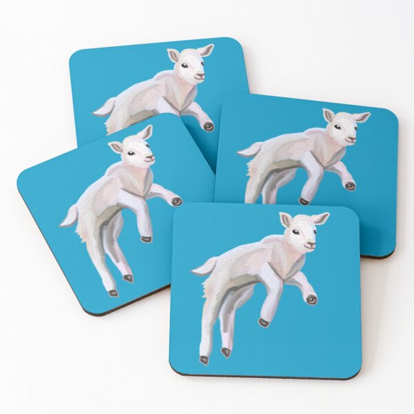 Item preview, Cute Galloping Baby Spring Lamb designed and sold by Deborah Camp.