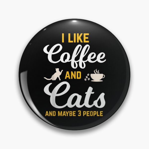 Item preview, I Like Coffee And Cats And Maybe 3 People Coffee Cat Lover  designed and sold by cysandy.