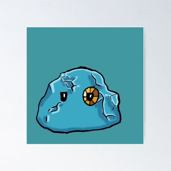 Aperçu de l'œuvre Slime Big Topaz (bleu) créée et vendue par BerryShyKittens.