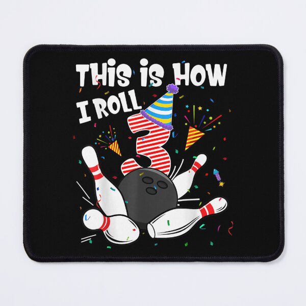 Item preview, This Is How I Roll 3rd Birthday Bowler 3 Year Old Bowling designed and sold by cysandy.