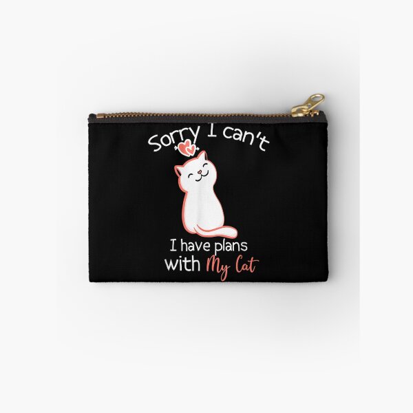 Item preview, Funny Cat Lover Sorry I Can't I Have Plans With My Cat  designed and sold by cysandy.