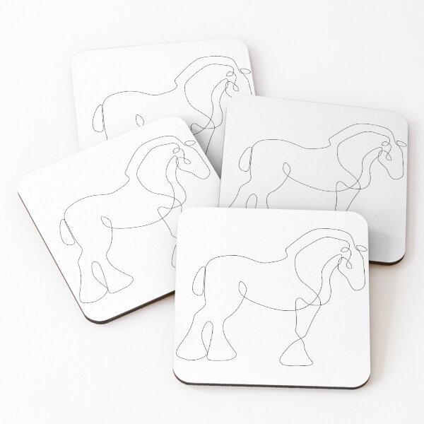 Item preview, Horse line art #4 designed and sold by CrystalTigerArt.