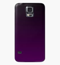 Schwarz zu Lila Farbverlauf Hülle & Klebefolie für Samsung Galaxy